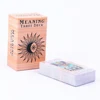 12*7cm Meaning Tarot Deck In Sliding Rigid Gift Box 78 Pcs Tarot Cards with Keywords on Them, Guidebook and Drawstring Pouch 3