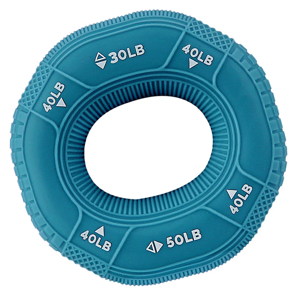 

Hand Strengthener Grip Ring Forearm Trainer Gripper Donut Finger Training Exerciser Silicone Squeezer