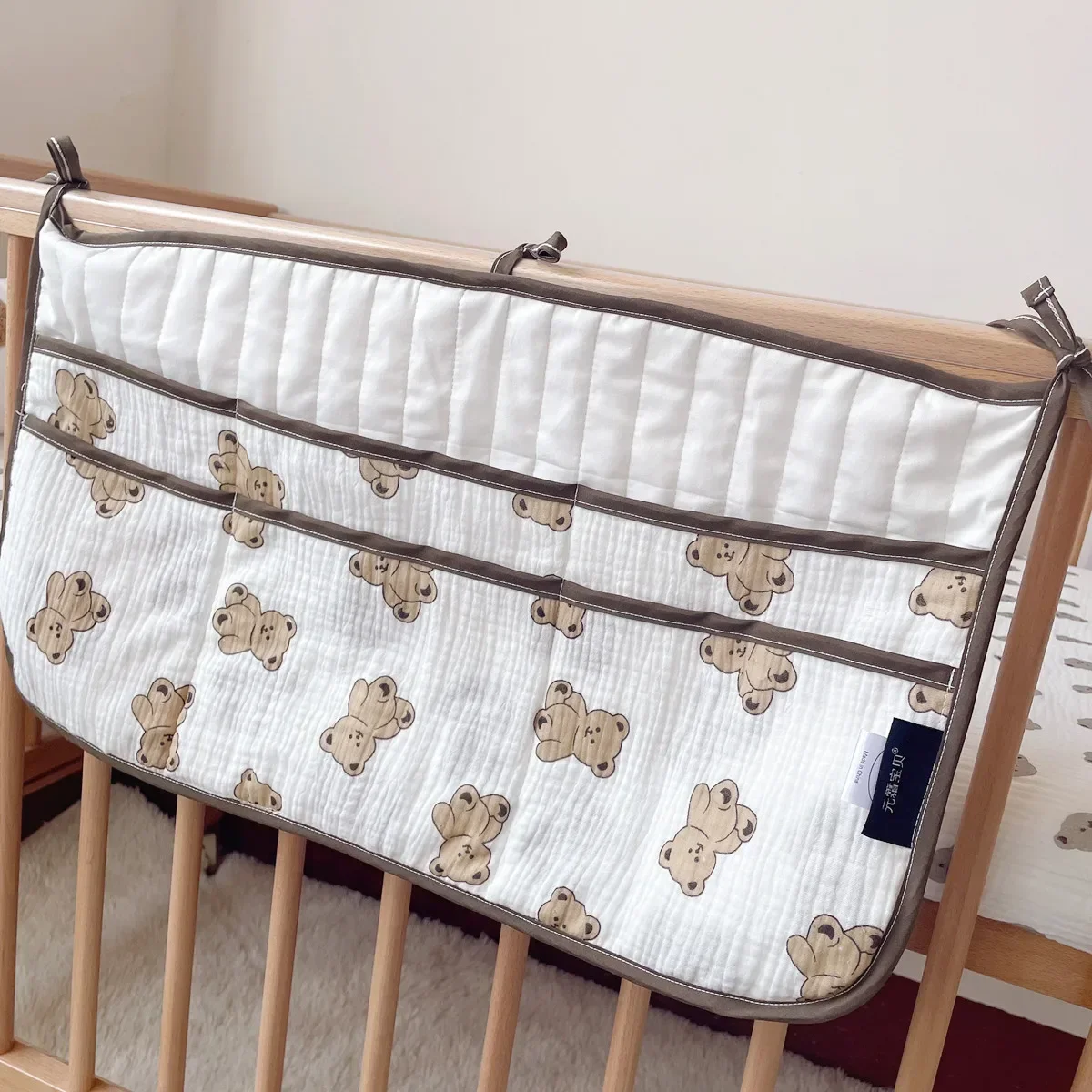 القطن الوليد سرير المنظم لعب سرير بيبي أكياس تخزين...