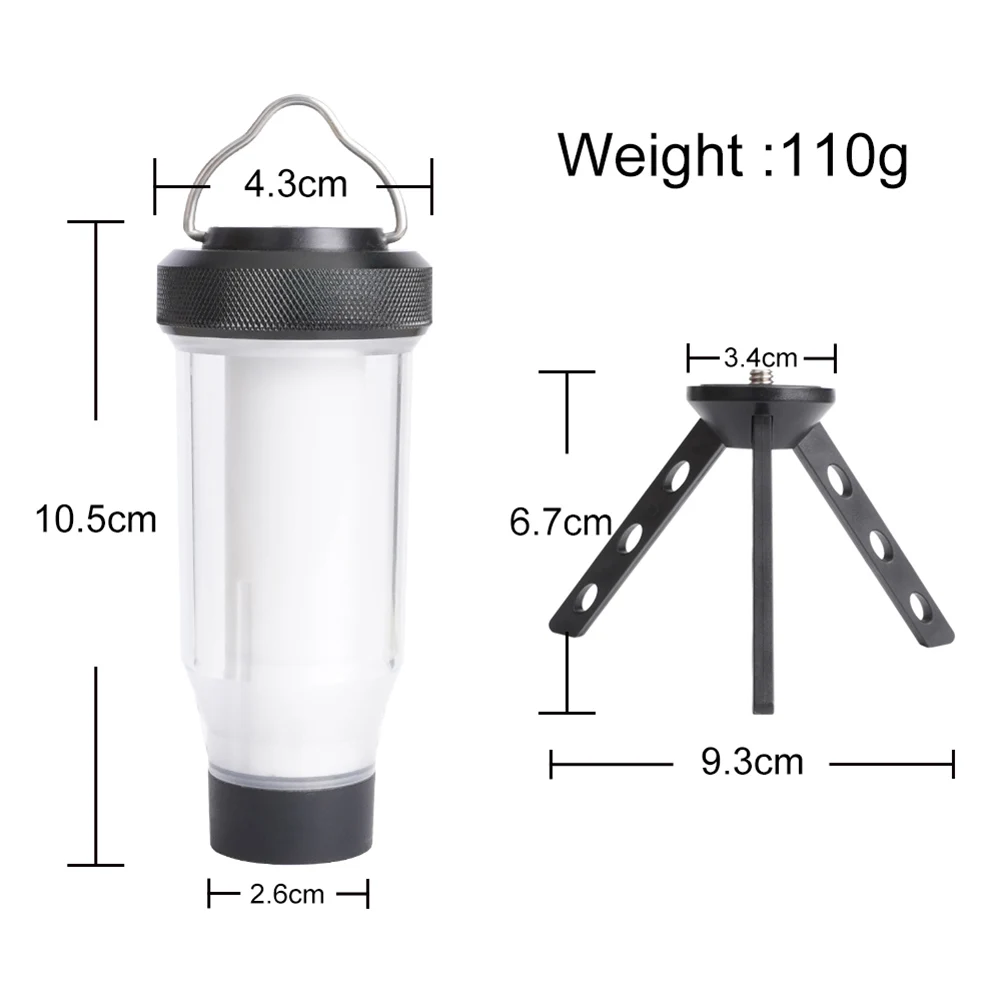 Description Picture 5 of itemIPX4 Waterproof 160LM Camping Lantern 2000MAH Camping Light Last Up To 6H Mini LED Flashlight Type-C Charging for Hiking Fishing