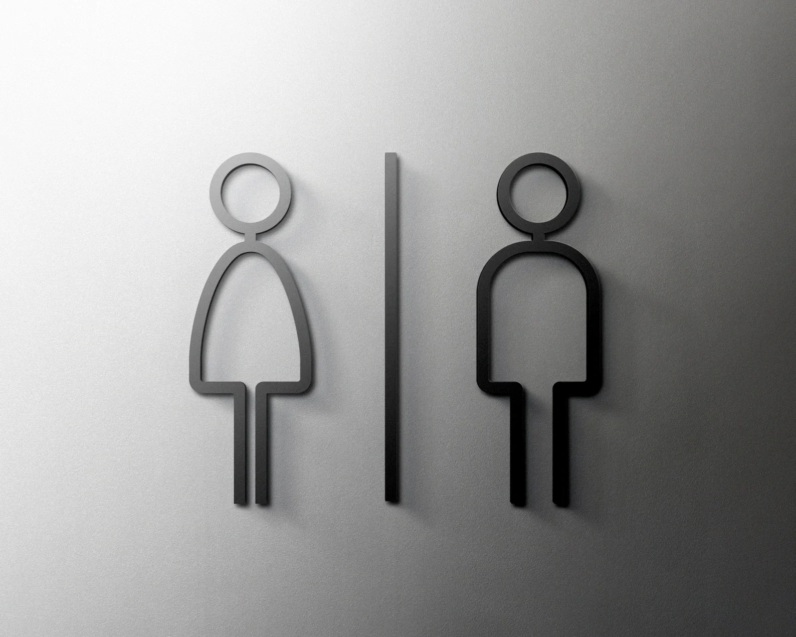 Description Picture 4 of itemShopping mall supermarket residential modern home art decoration sign bathroom Acrylic toilet door number wall sticker