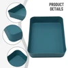 1pc White Storage Trays Drawer Partition Storage Box Kitchen Tableware Cosmetics Organiser Dividers Small Storage Sundries Box 3