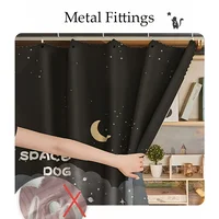 Rideau de lit de confidentialité 1 pièce, occultant, anti-poussière pour lits simples et superposés, parfait pour les familles et les dortoirs scolaires 3