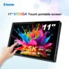 Unew 11 inch Portable Touch Monitor | 2.5K IPS, WQXGA, 350cd 92% NTSC USB-C/HDMI, VESA 75x75mm & Stand, For Mobile Phones Laptop