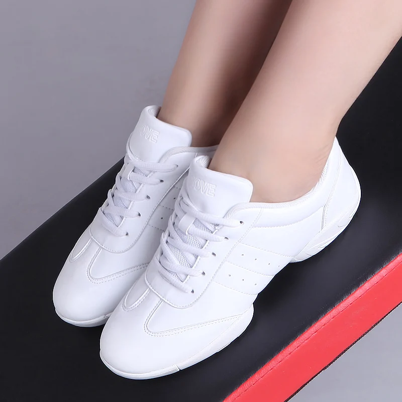 Sports Shoes Dance Shoes Woman Men Ladies Modern Soft Outsole Jazz Sneakers Aerobics Breathable Lightweight Female Dancing Fitness
