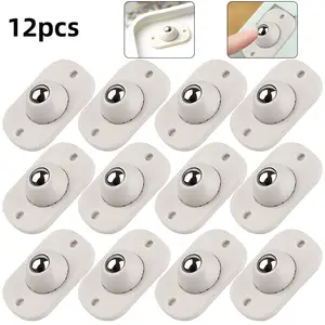 Ruedas giratorias universales para refrigerador, ruedas pequeñas de  plástico de 1/1.5/2 pulgadas, ruedas giratorias planas, silenciosas y  eléctricas - AliExpress