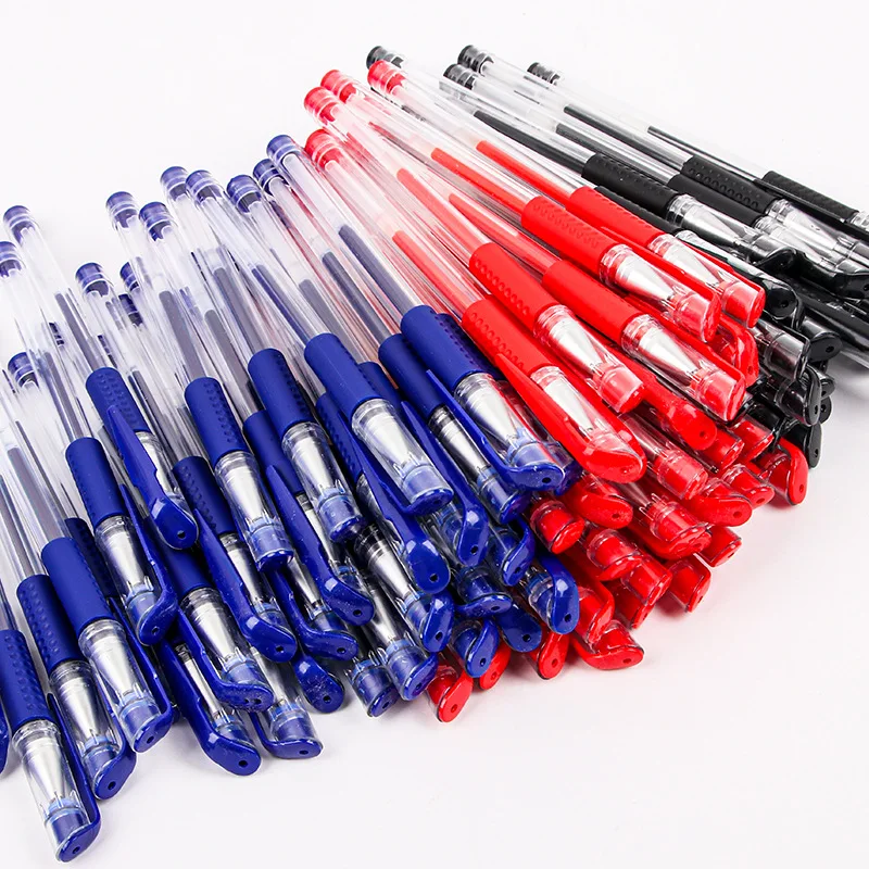23PCS Gel Pen Set School Supplies Black Blue Red Ink Color 0.5mm Ballpoint Pen Kawaii Pen Students School Office Stationery 6
