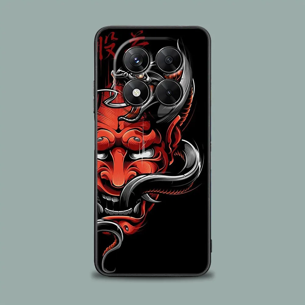 Japanese Art Samurai Ninja Soft Phone Case Cover