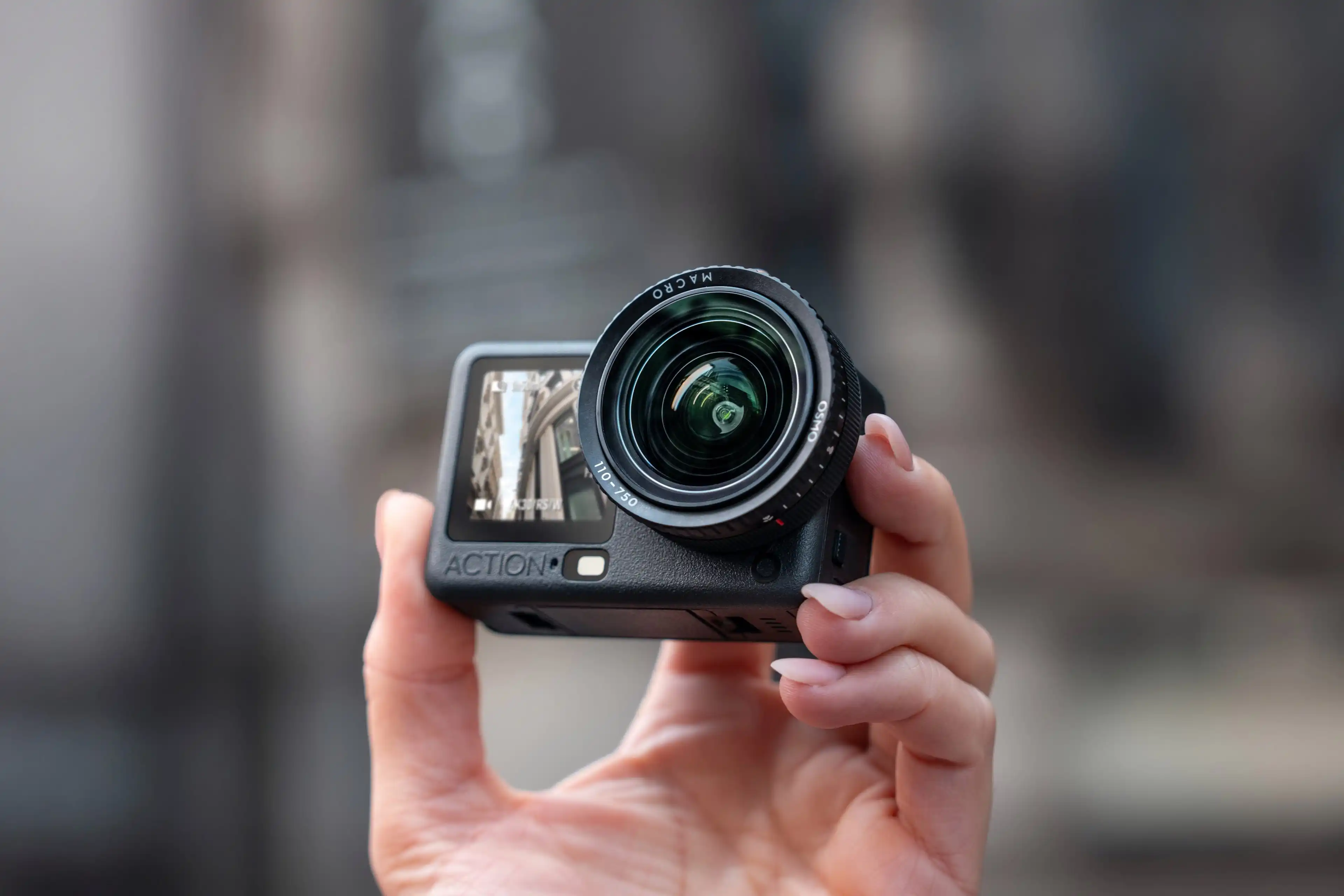 Objectif Macro DJI Osmo Action 6 - Mise au point manuelle 11-75cm