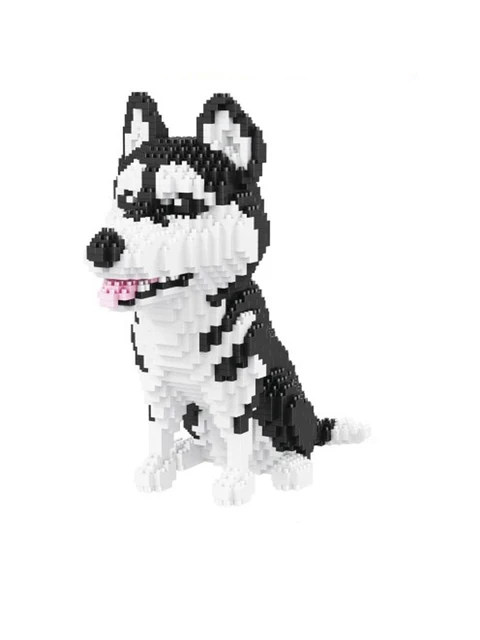 Schnauzer Corgi Pet Dog Series Model Micro Mini Building Blocks Toys – Realistic Models, Desktop Decor, Perfect for Dog Lovers 5