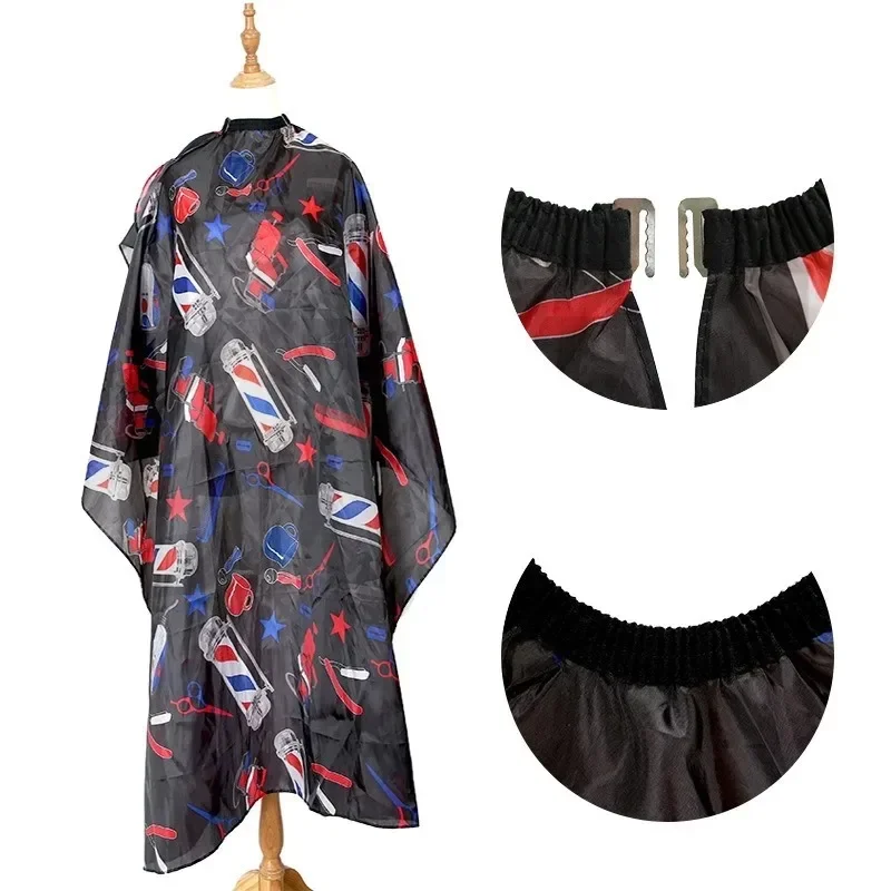 Hairdressing Coth Haircut Cape Pattern Cutting Hair Waterproof Cloth Salon Barber Cape Professional Stylist Retro Aprons New