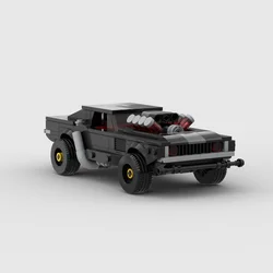 Cyberpunk Muscle Racing Car Building Blocks - Speed Series Assembly Toy, 319 Pieces (076 - Cyberpunk)