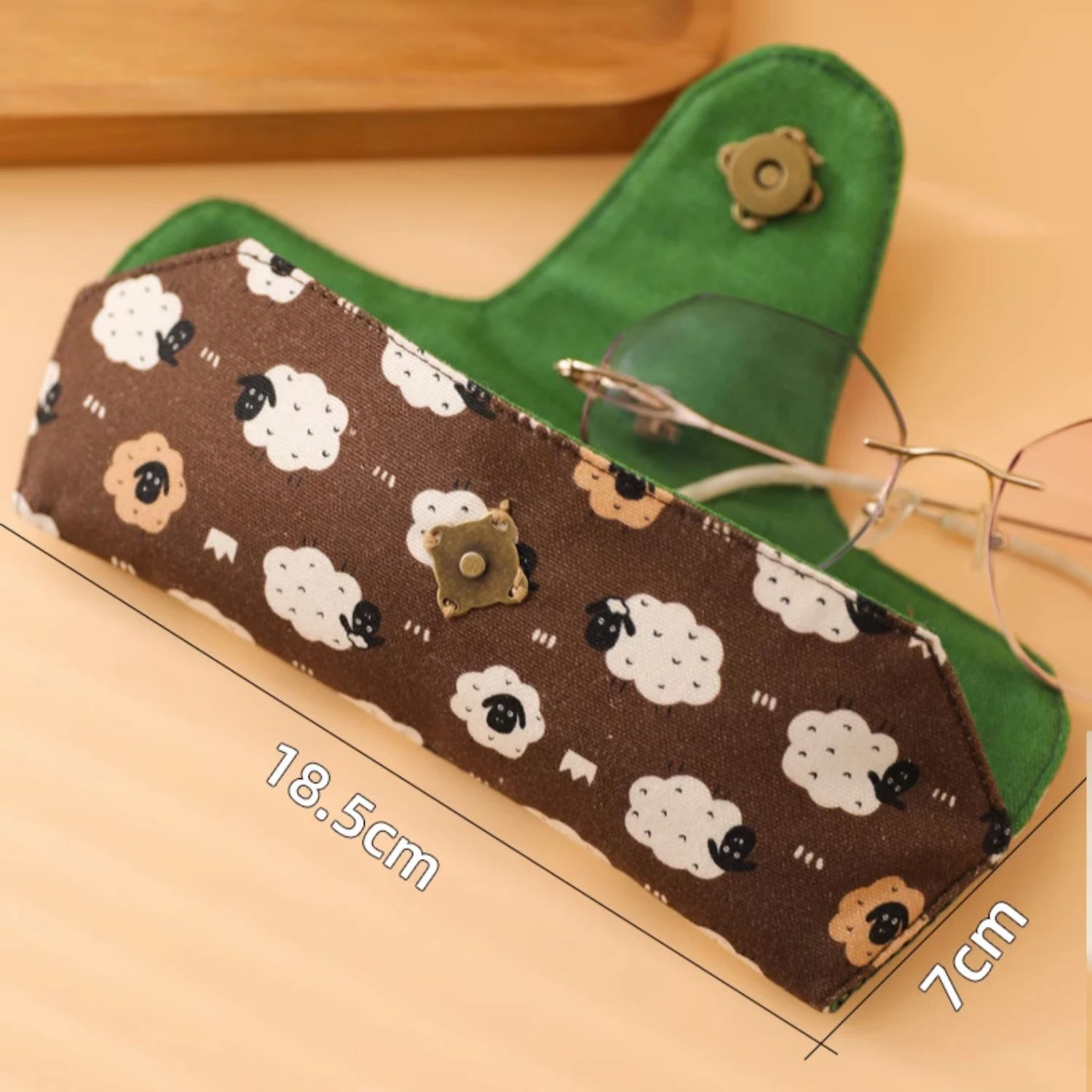 Portable Eyeglass Case-Universal Anti-Crush Storage Pouch for Sunglasses Reading Glasses & More