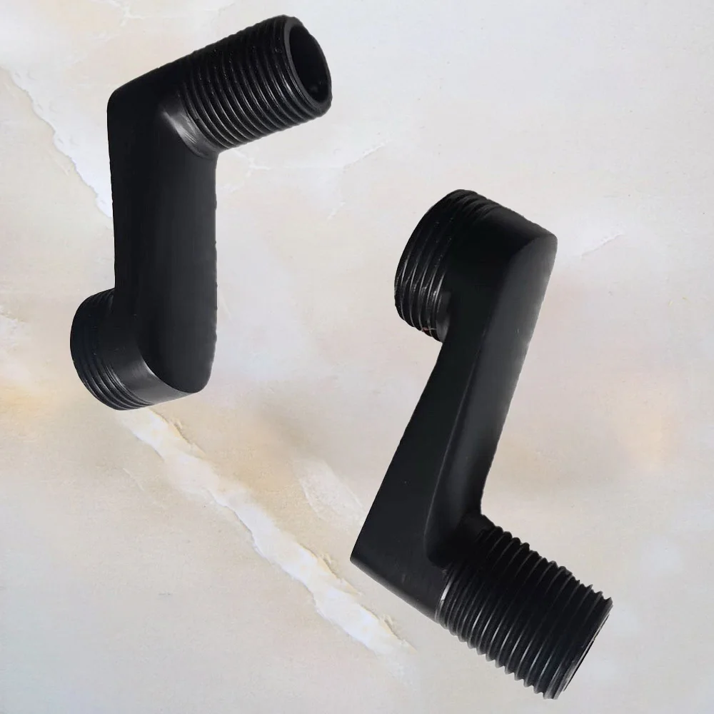 Bathroom Accessory Oil Rubbed Bronze Claw Foot Wall Mounted Bath Tub Rain Shower Faucet Adjustable Adapter Swing Arms aba128
