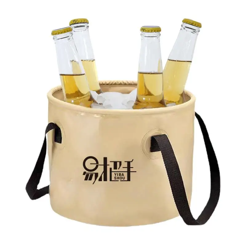 

Folding Water Bucket Storage Bucket Camping Foldable Round Bucket Outdoor Travel Portable Water Basin Storage Bucket Camping