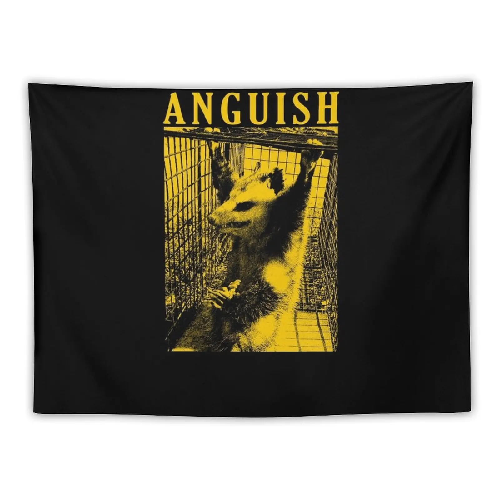 

Possum Mood: Anguish Tapestry Wall Decor Hanging Wall Deco Room Decor Tapestry