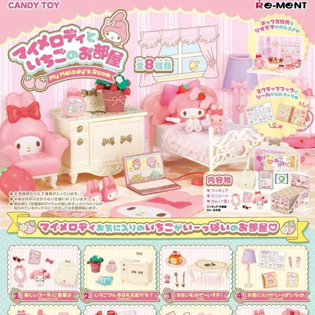 Re-ment Gashapon: Um Encantador Mundo em Miniatura de My Melody
