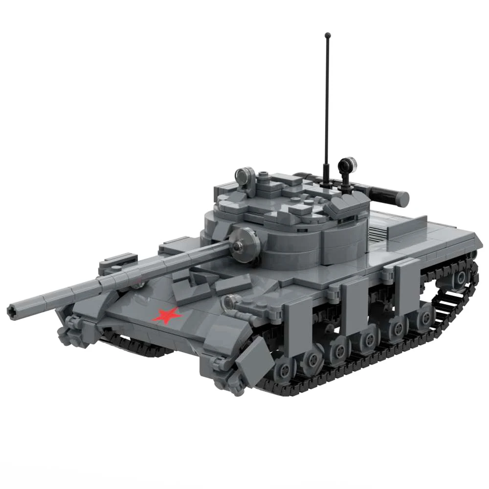 WW2 T90 Main Battle Tank T34 T50 T55 T62 T64 T72 T80 T90MS Soviet Union Russia Army Military Building Block Set Toy 3