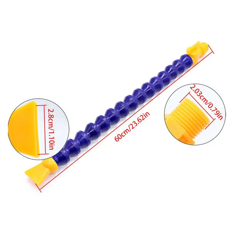Flexible Coolant Pipe Versatile Cooling Tube Cooling Water Pip Sturdy Round Nozzle Coolant Pipe Hose Thread Hose for Lathes