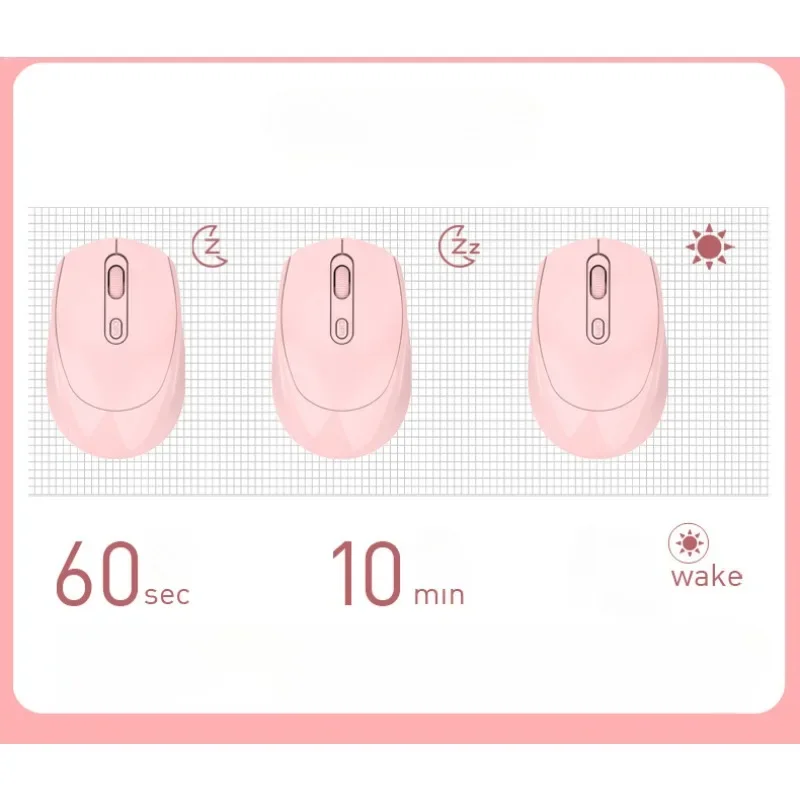 Bluetooth Wireless Mouse, 2.4G Portable Optical DPI Mouse, Great for Laptop, Chromebook, PC, Mac, Windows and School Work