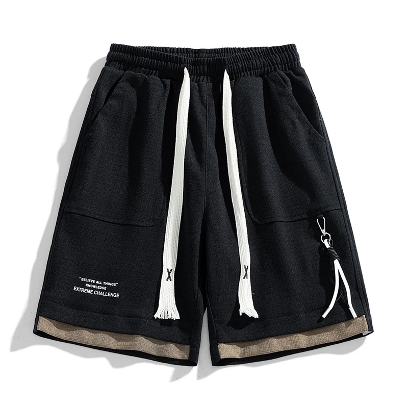 

Новинка лета 150 кг, модные мужские брюки в гонконгском стиле, свободные мужские спортивные повседневные шорты 9XL 8XL 7XL