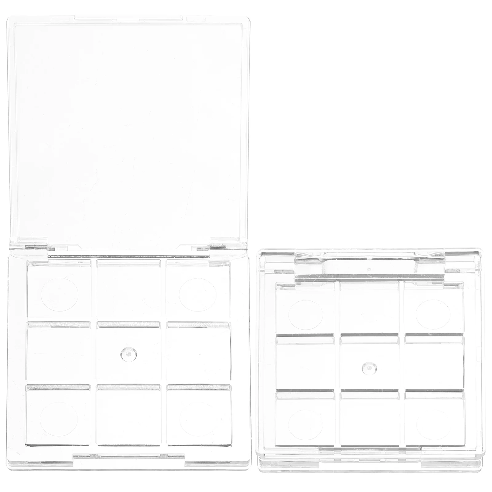 

Eyeshadow Empty Palette Box Sample Makeup Lipstick Container Case Containers Pans Storage Tray Painting Plastic Jar Refillable