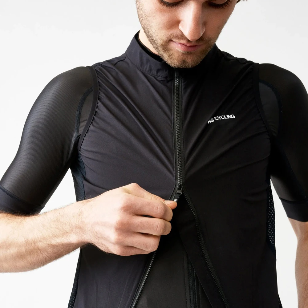Men PNS Cycling Vest Sleeveless Lightweight Windproof Waterproof Cycling Vest Mesh Breathable Bicycle Gilet Pro MTB Bike Jersey 4