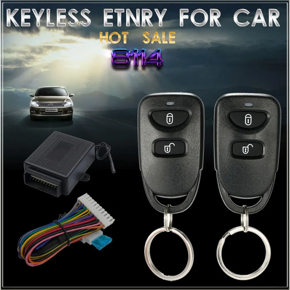 

M602-8114 Remote Control Central Locking Kit For KIA Car Door Lock Keyless Entry System With Trunk Release Button