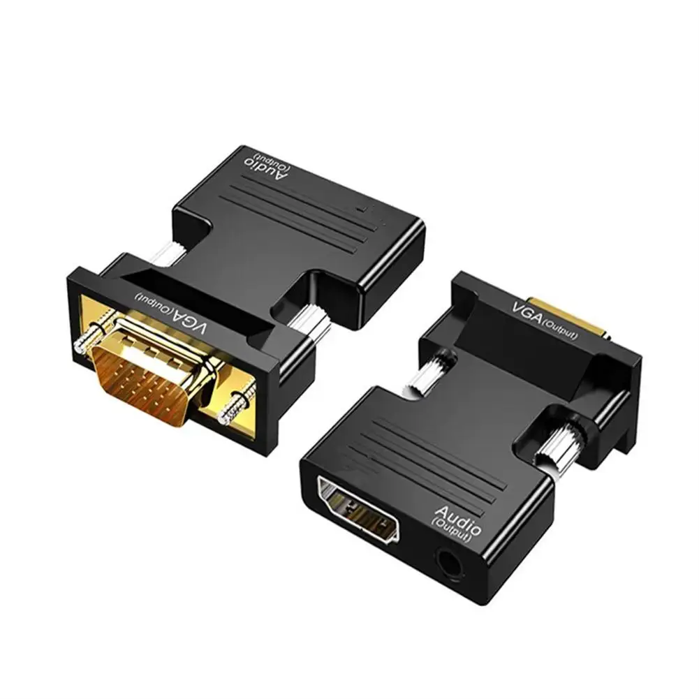 Convertitore Compatibile Da Vga A Hdmi Adattatore 1080P Compatibile Per Ps4 / Pc / Laptop / Tv Monitor/Connettore Del Proiettore