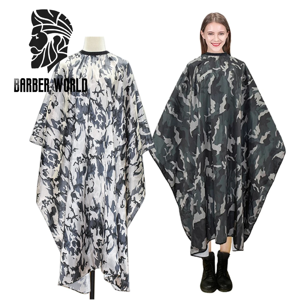Haircut Cloth Camouflage Pattern Salon Hairdressing Cape Waterproof