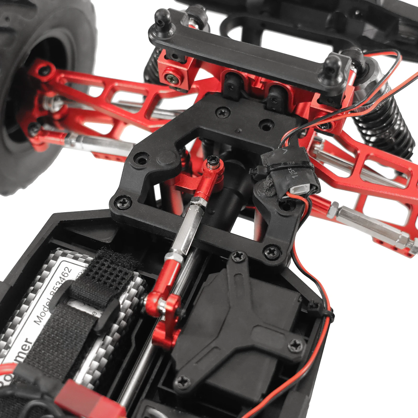 Pneus de rechange pour voiture RC HBX HAIBOXING 901 903 905, empilés montrant le profil et les jantes.
