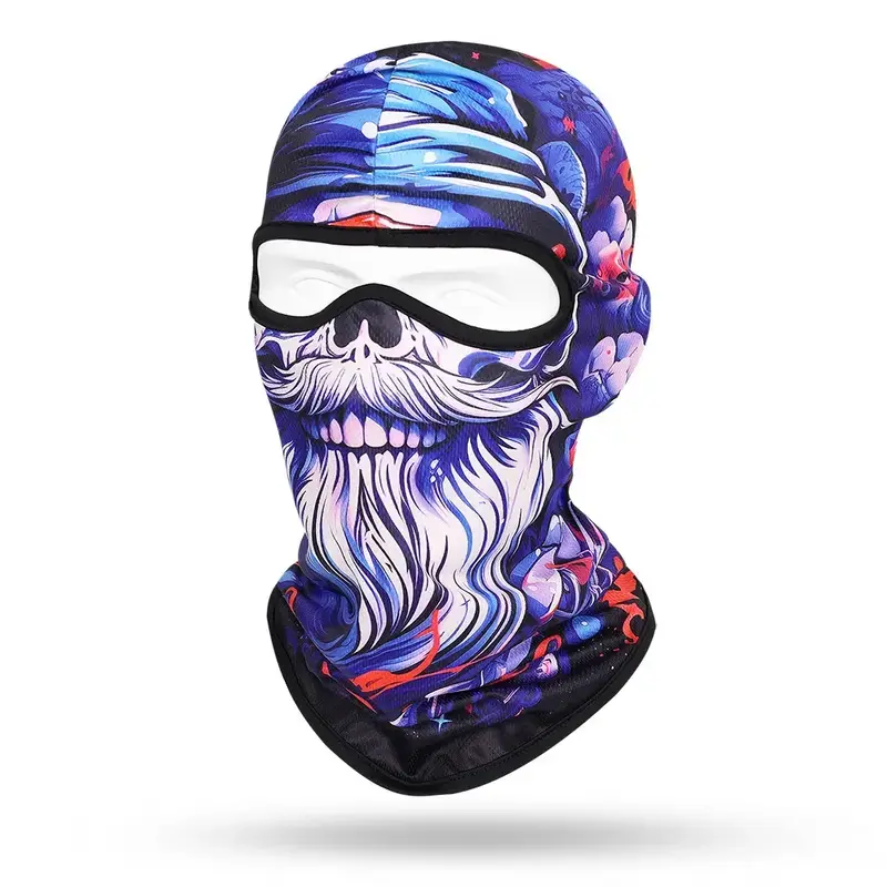 Quick-dry Motorcycle Balaclava Beard Old Men Full Face Cap Biker Skull Masks Motorbike Helmet Hat Cycling Neck Face Protection - Image 4