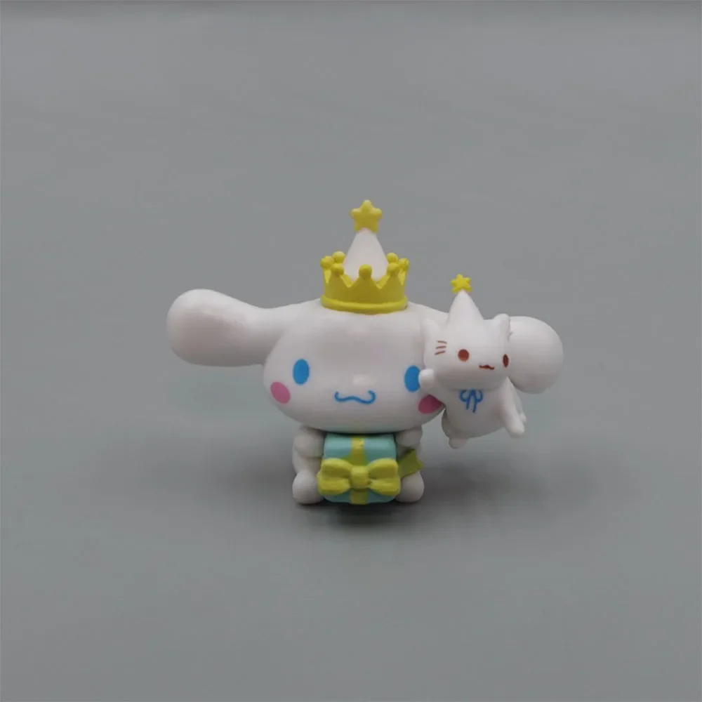 Sanrio Cinnamoroll 생일 케이크 장식 Sanrio Anime Figure Kawaii 장난감 생일 파티 어린이 소녀 소년 크리스마스 선물