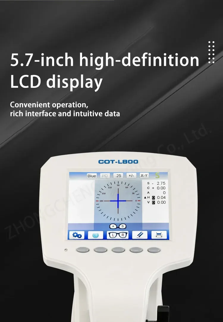 220V New L800 Automatic Computer Focal Meter Inspection Film Optical Shop Optica