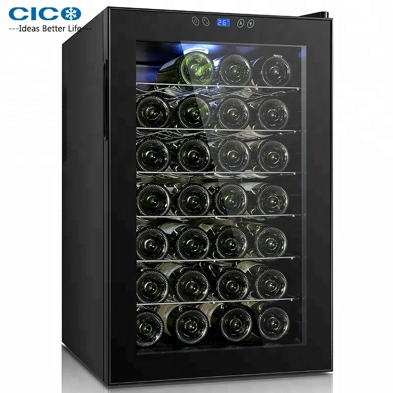 28bottles thermoelectric wine cooler , wine fridge , refrigerator with touch-panel control