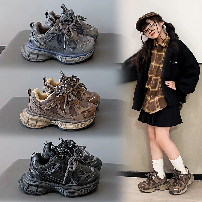 Kids Soft Sole Sneakers for School and Outdoor Sports