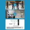 Undercounter Sink Supports Bathroom Sink Basin Support Bracket Kitchen Sink Bracket 9-12.5inch Adjustable Triangle Bracket 4