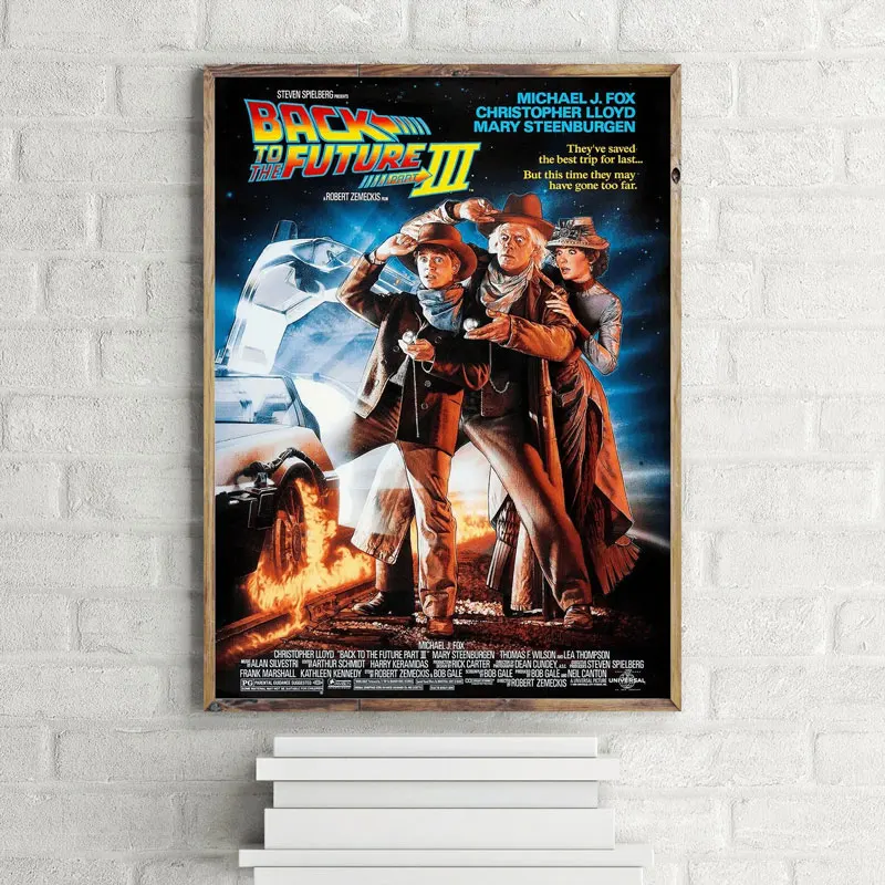 Movie Poster Back To The Future Trilogy Living Room Decorative Painting Wall Art Canvas Prints Home Decor Pictures