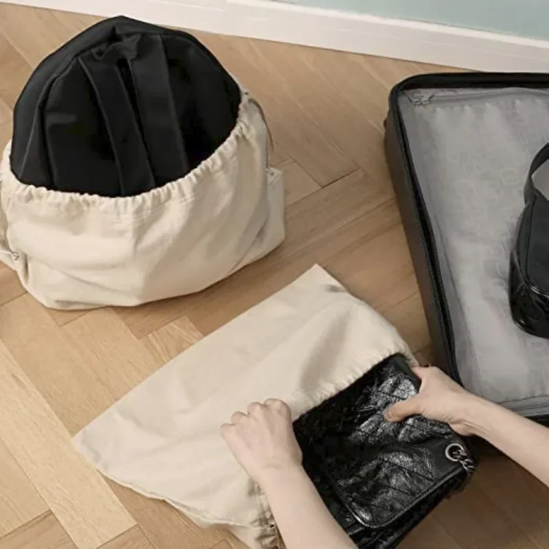 

Handbag Storage Bag Suede Material Dust-proof Cover Bag Storage Hanging Shelf Household Storage Bag