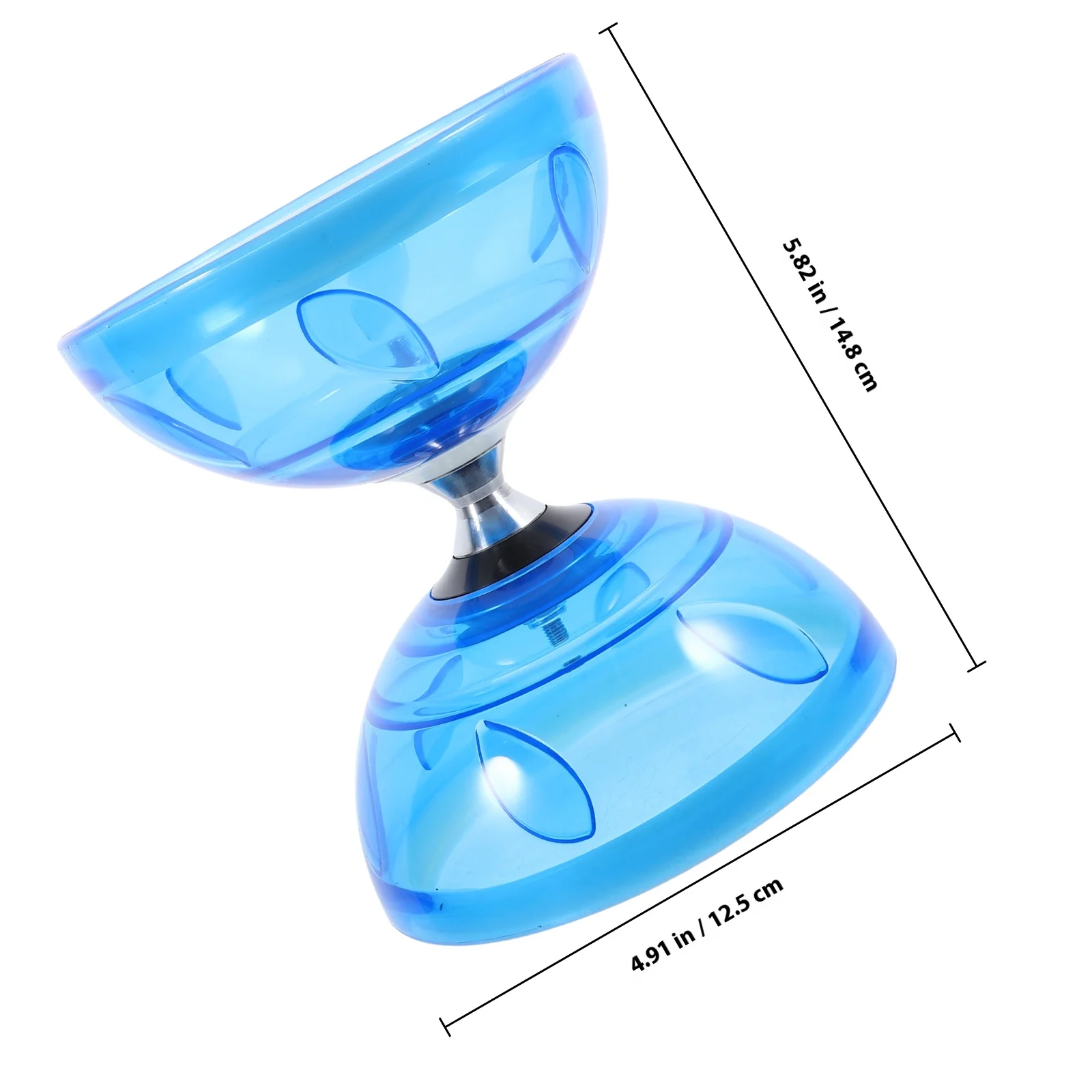 Bonattop Toy Diabolo 1 Set For Beginners Chinese Shine Rubber Professional Bearing With High-Grade Rubber Amazing Stunts