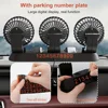 Car Fan Three-Head USB 3-Speed Adjustable 360-Degree Rotation Suitable For Car Cooling Powerful Fan With Hidden Aromatherapy Box 6