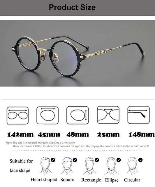 Titanio Occhiali Montature Occhiali Da Vista Giapponesi Occhiali