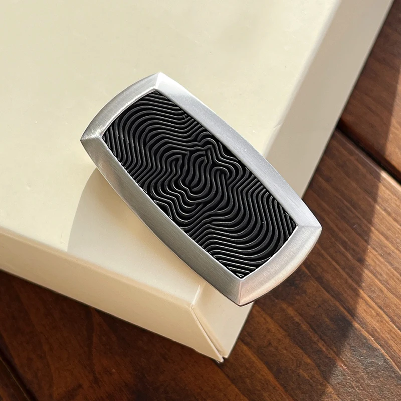 LJ2 MB Money Clip Black Rubber Tie clip High Quality