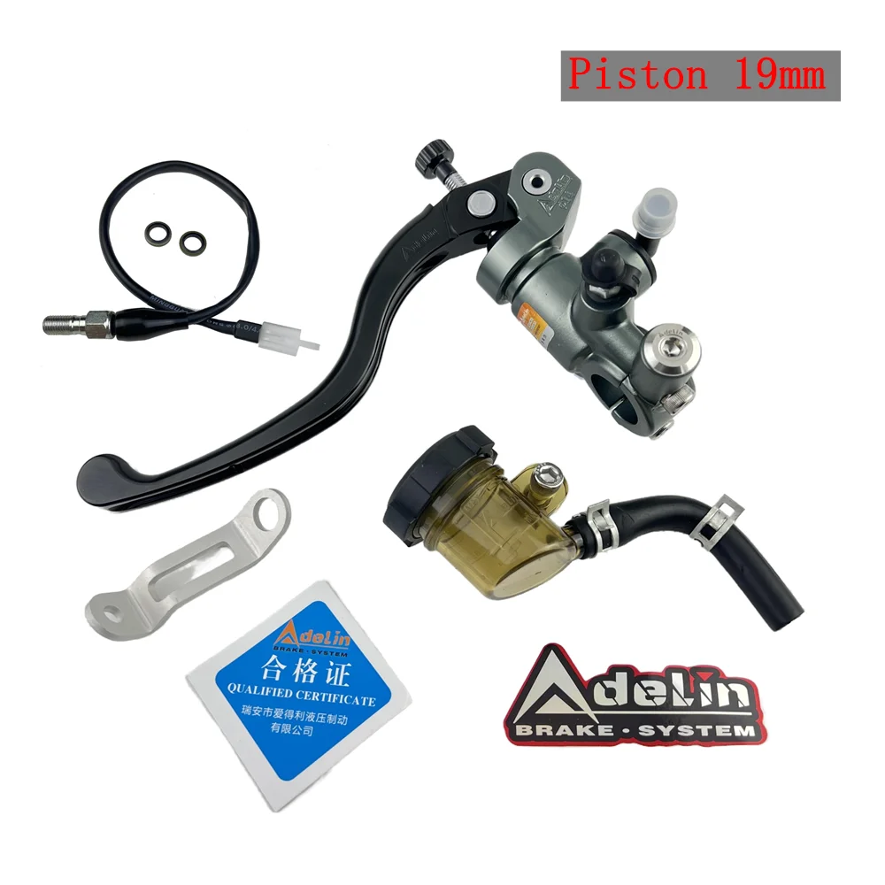 Adelin 19mm Motorcycle Brake Clutch Master Cylinder Hydraulic Pump