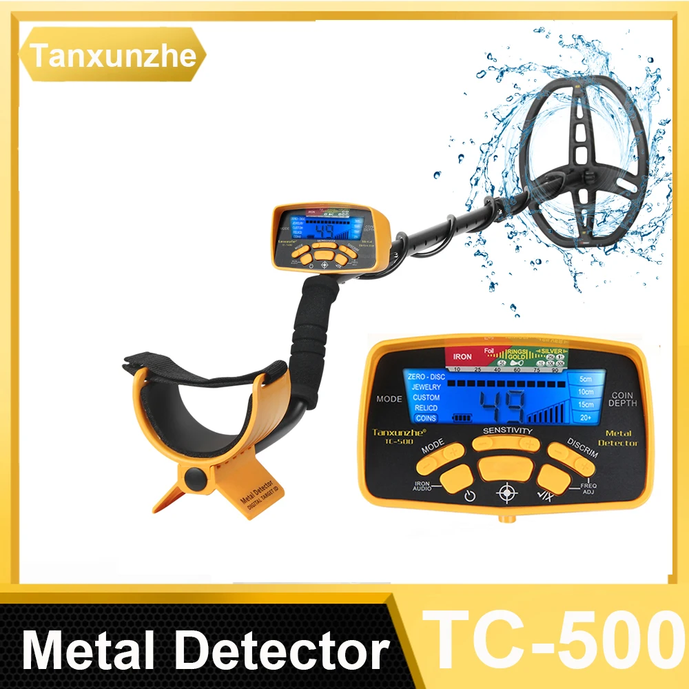 Tanxunzhe Upgrade Metal Detector Digital Display Tc500 Metal Detectors