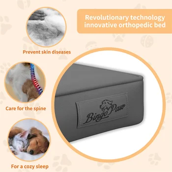 Waterproof Large Orthopaedic Dog Bed 3D Pet Mat Nest Cuddling Cushion Sleeping Mattress for Medium Small Medium Large Dogs 5