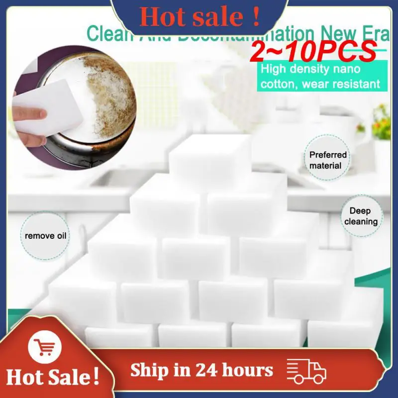 

2~10PCS Magical Eraser White Foam 100*60*17mm Home Appliance Clean Car Accessories Cleaning Tool Car Cleaner Tools