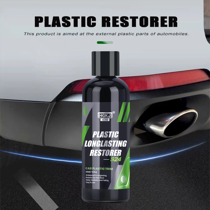 HGKJ S24 50ml Plastic Restorer Back To Black Gloss Car Cleaning Products  Polish and Repair Coating Renovator for Auto Detailing - AliExpress