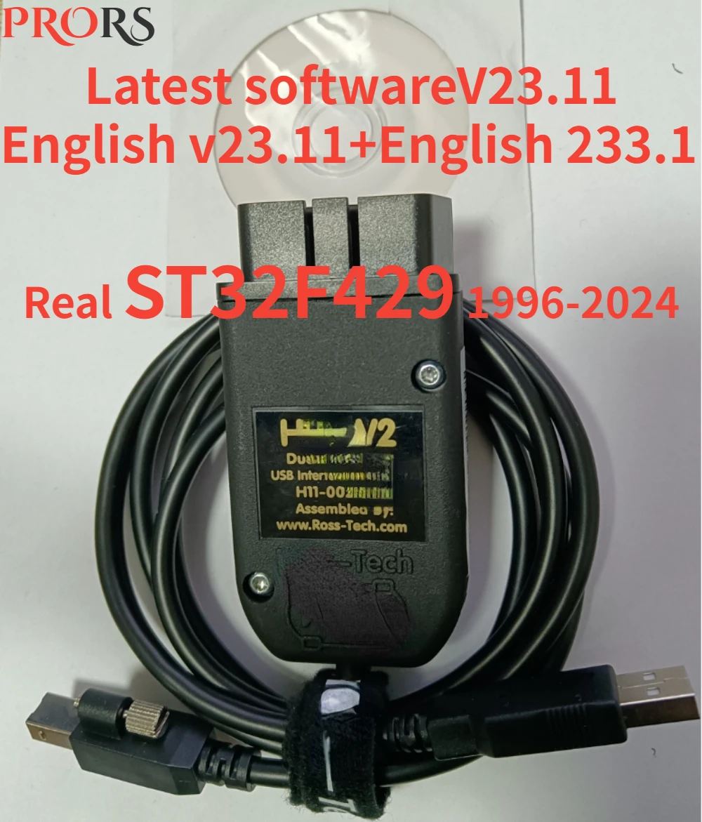 

Newest 2024 23.11/23.3.1 Real ST32F429 1996-2024 VAG COM Hex-V2 Hardware FOR VW/AUDI/Skoda Seat Latest Software 23.11 Diagnostic