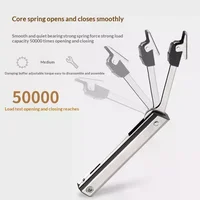 Charnière hydraulique pour armoire de cuisine, Support de porte réglable robuste, fermeture douce, soulève l'arrêt aléatoire 2